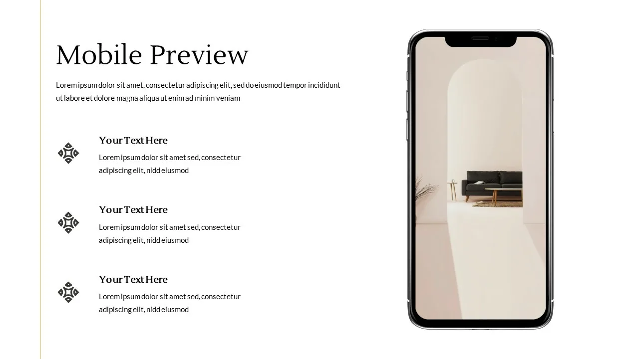 mobile preview slide in free brand presentation templates for google slides