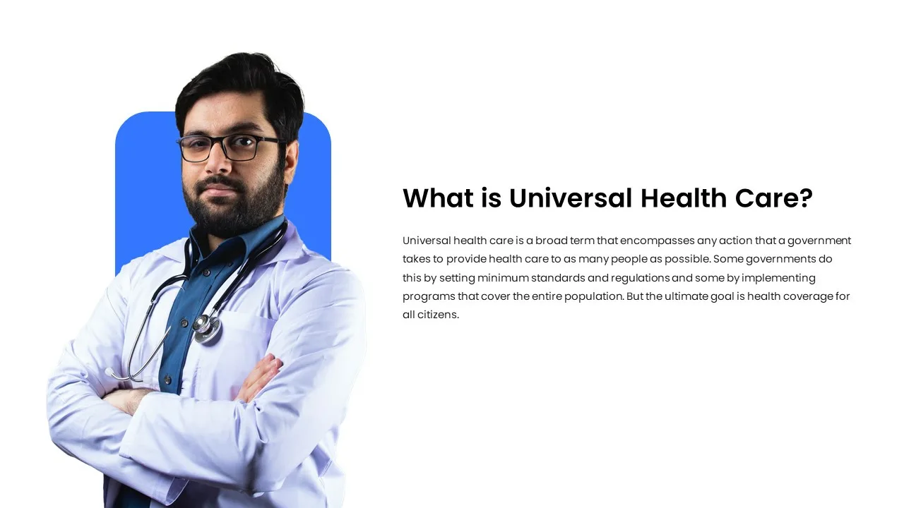 what is universal healthcare template for google slides