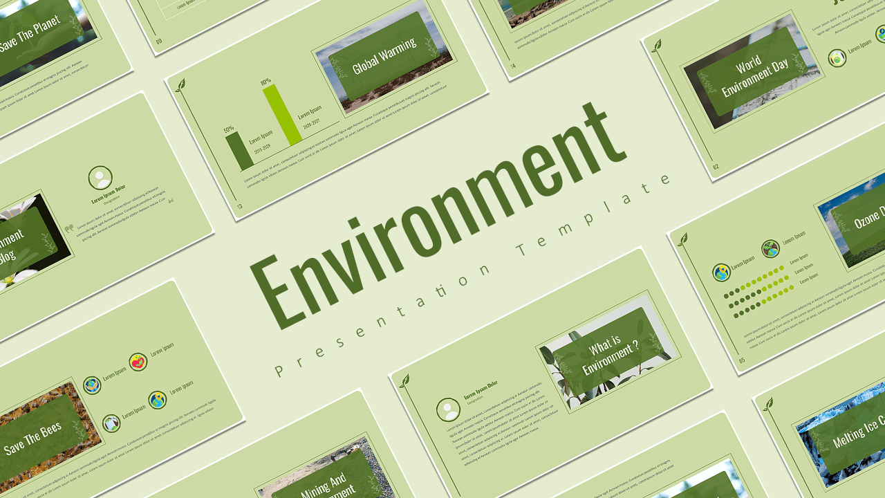 Environment Google Slides Theme Cover Slide