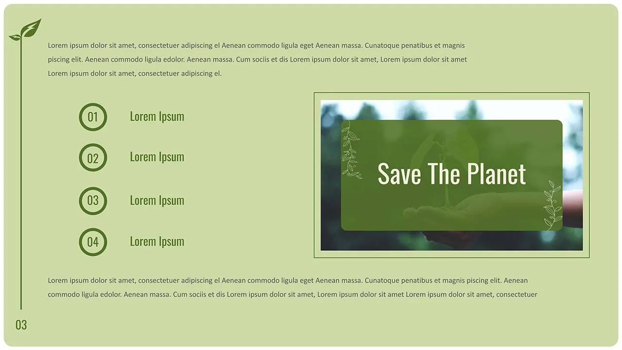 Environment Theme Google Slides Template