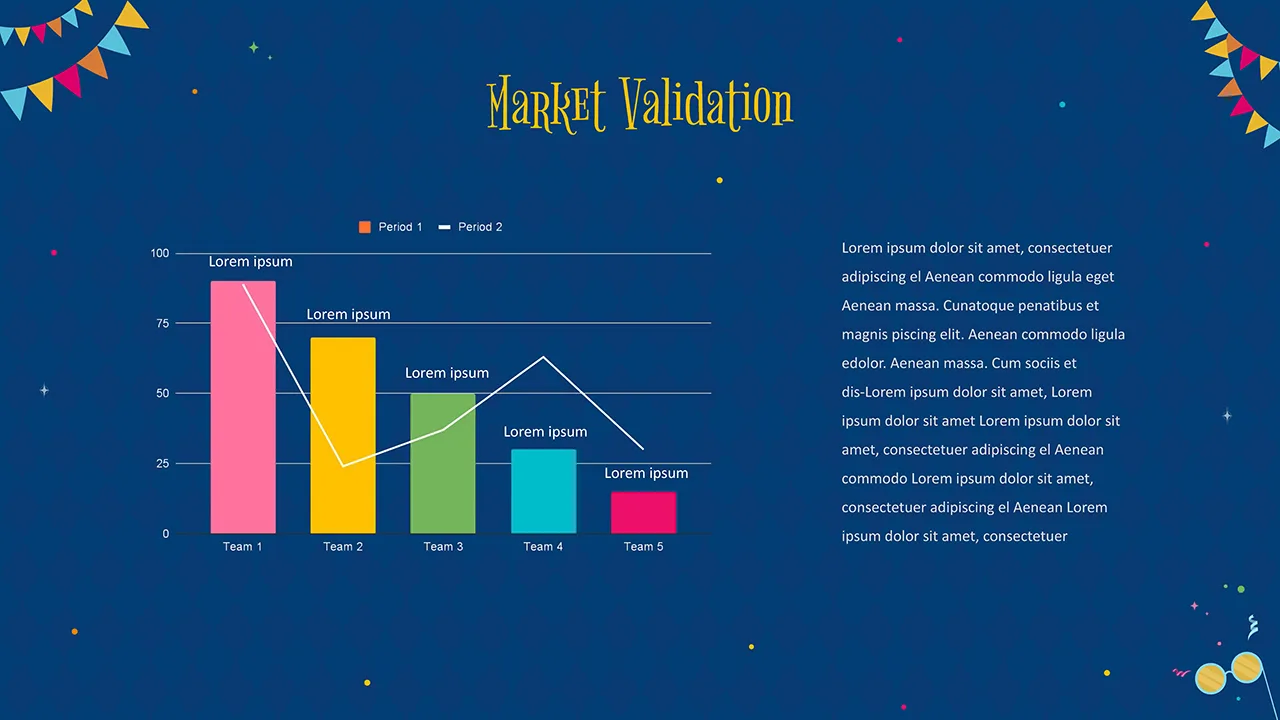 Free Carnival Google Slides Template Market Validation Slide