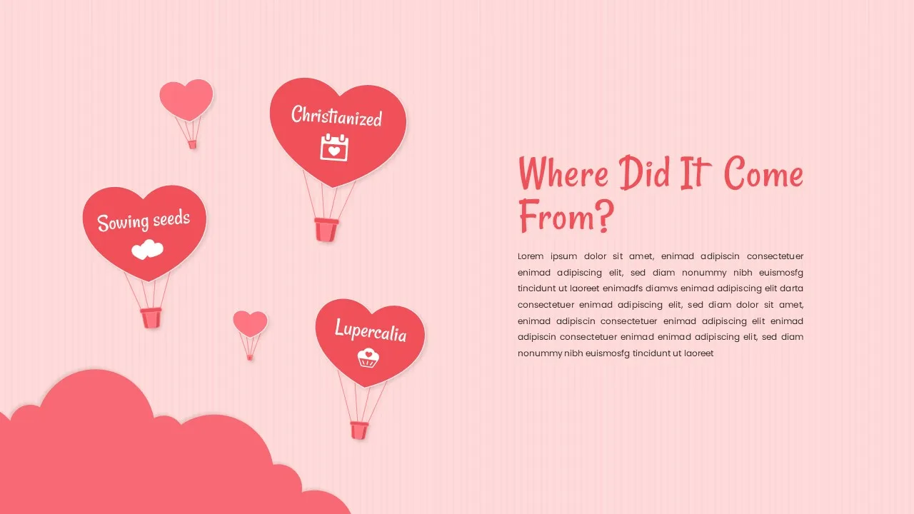 Free Valentines Slides Theme for Presentation