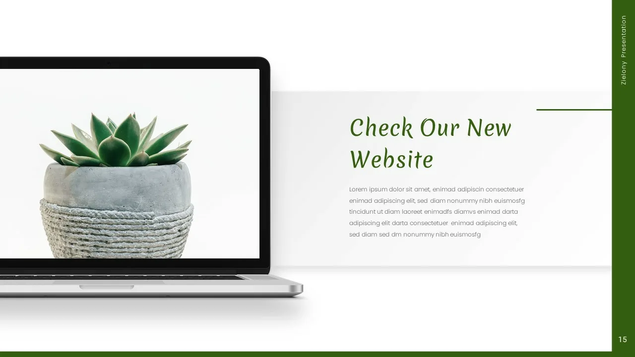 Nature Slides Template for Google Slides Website Presentation Slide