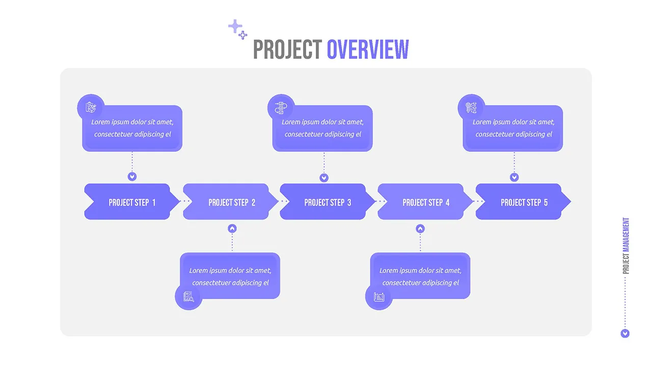 Project overview slide for project presentation google slides templates