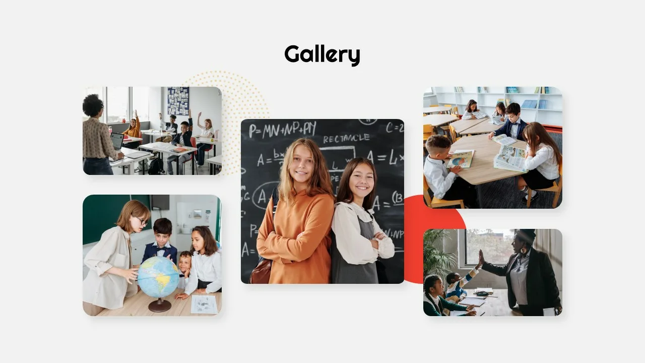 School Google Slides Template Gallery Slide