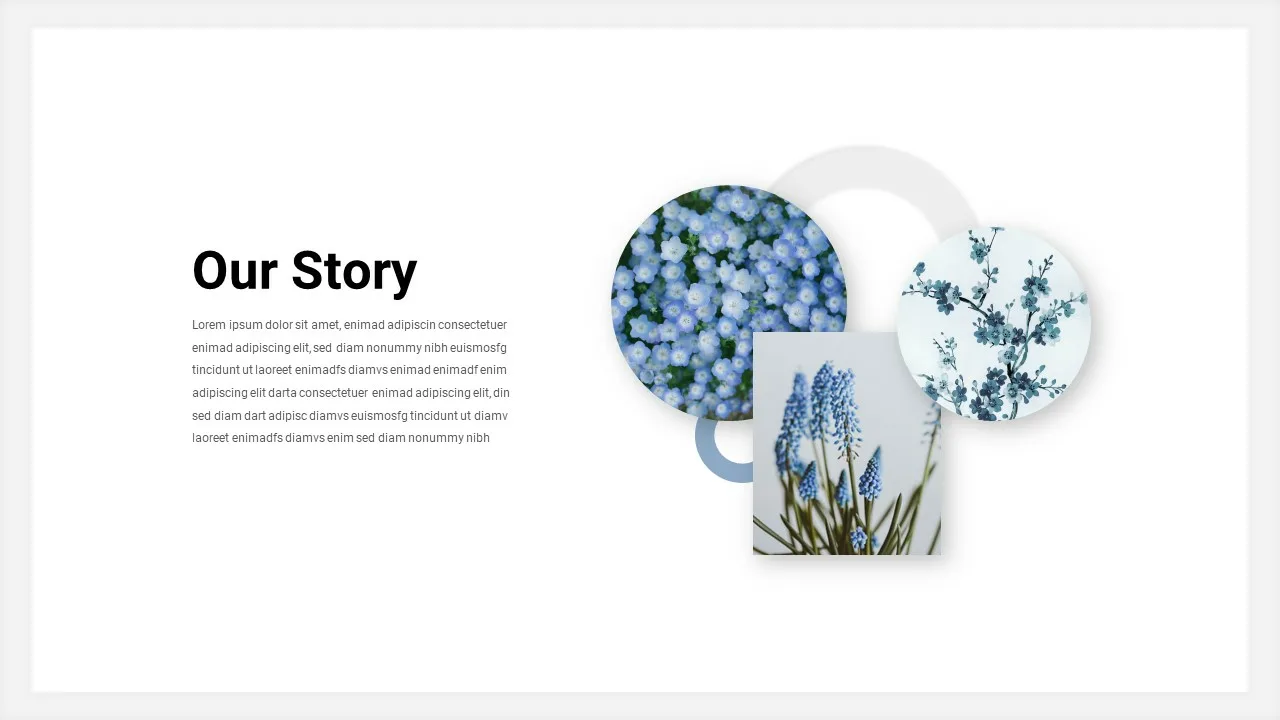 Spring Google Slides Background Business Story Presentation Slide