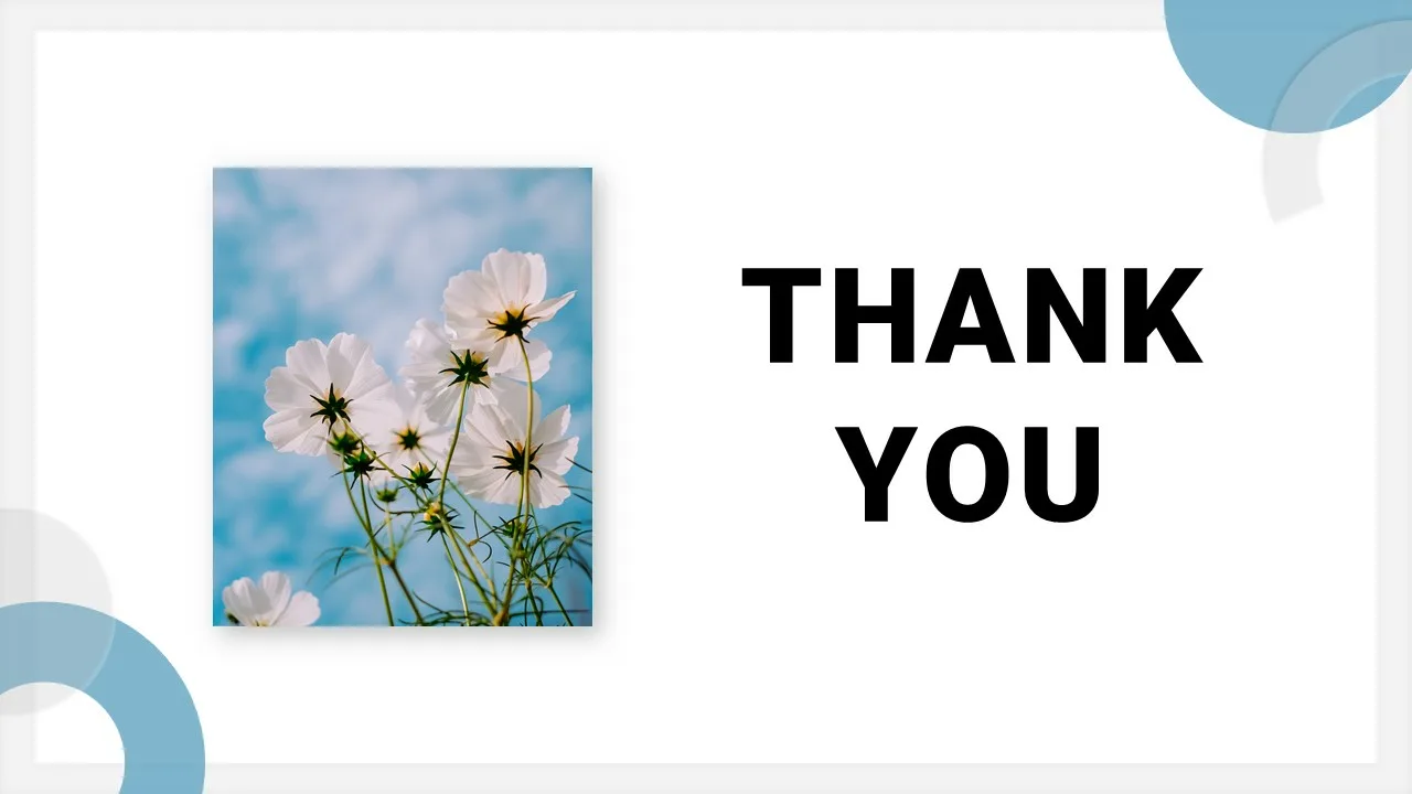 Spring Google Slides Template Thank You Slide