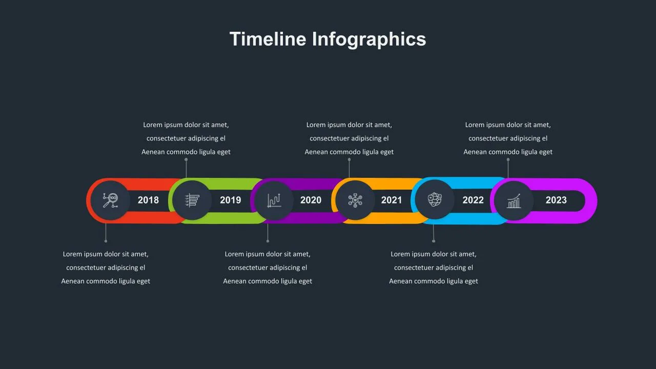 6 Steps Timeline Google Slides Presentation Theme