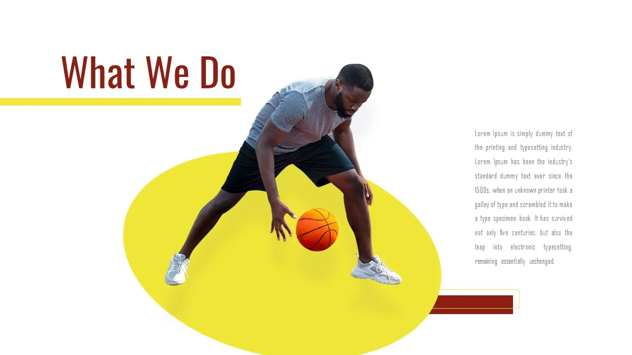 Aesthetic Free Basketball Infographic Template