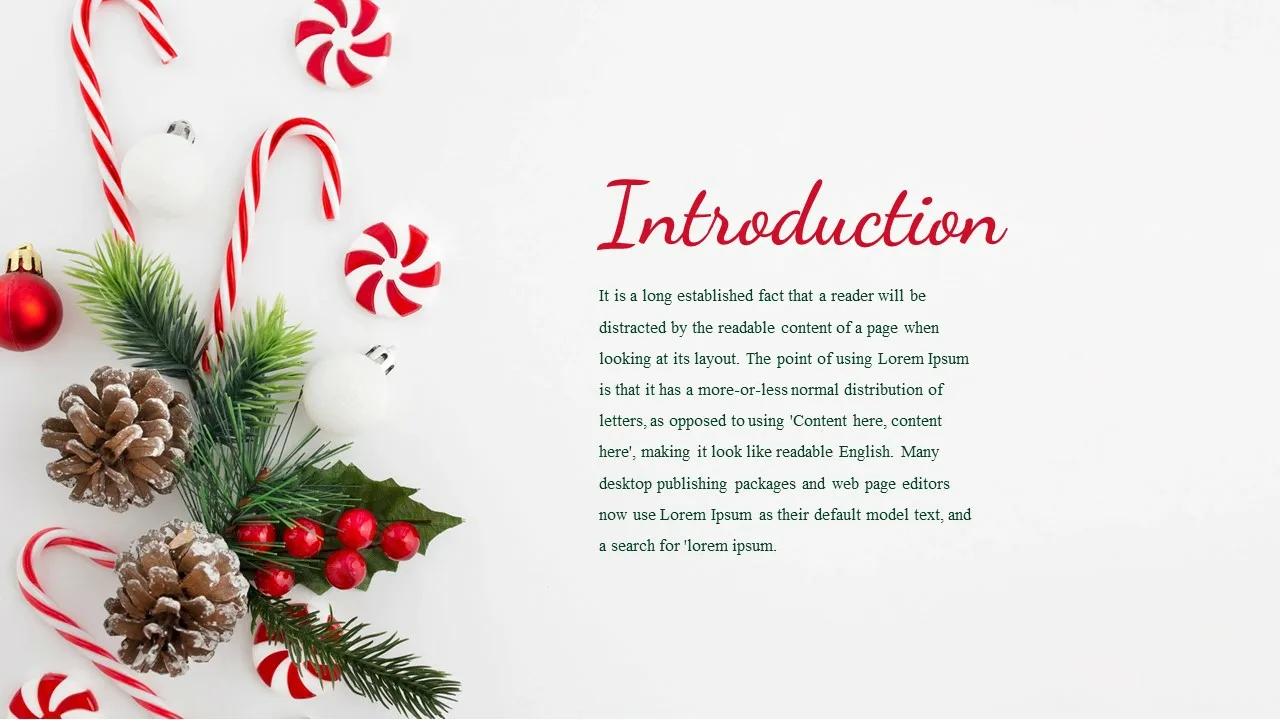 Free Christmas Slides for Business Presentations