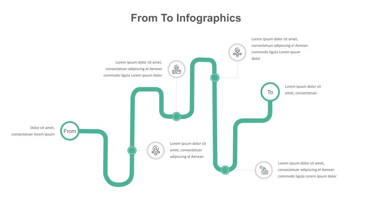 From To Presentation Slide Template