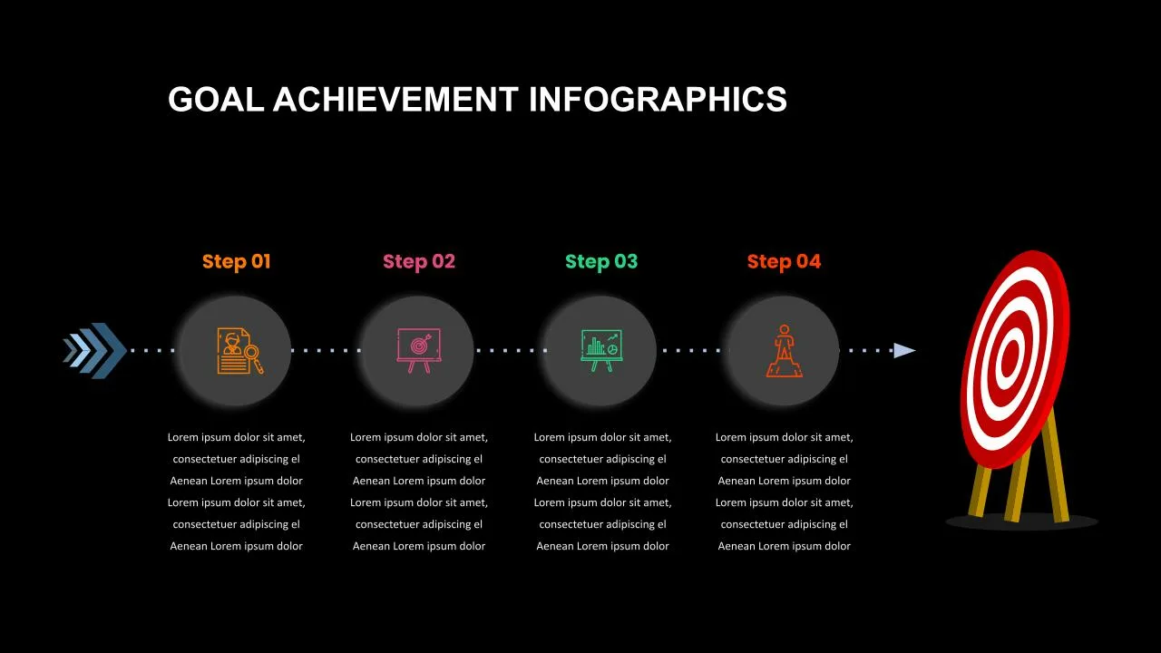 Goals Infographic for Google Slides