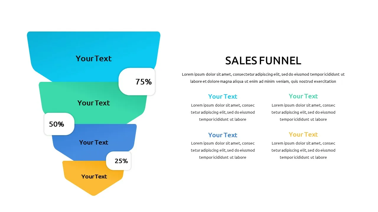 Attractive Free Sales Funnel Template