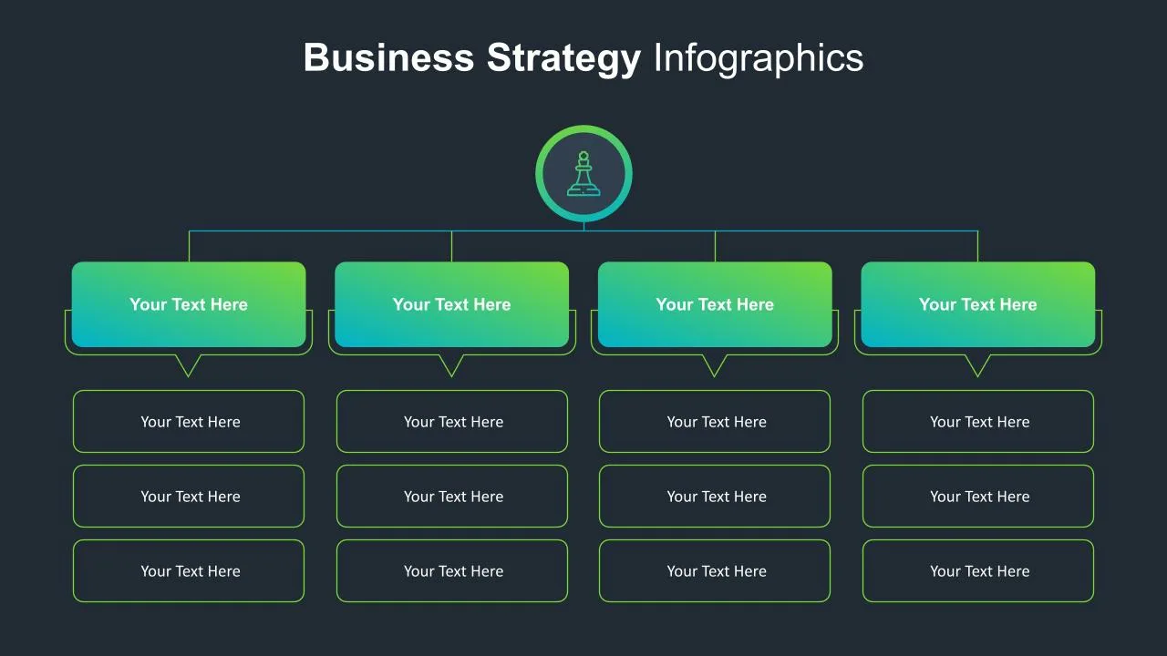 Dark Theme Business Strategy Plan Template