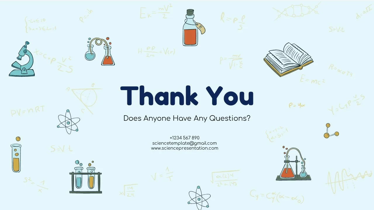 Free Science Google Slides Thank You Slide