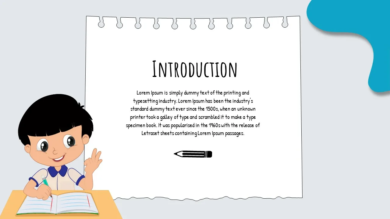 Back To School Template for Google Slides Introduction Slide