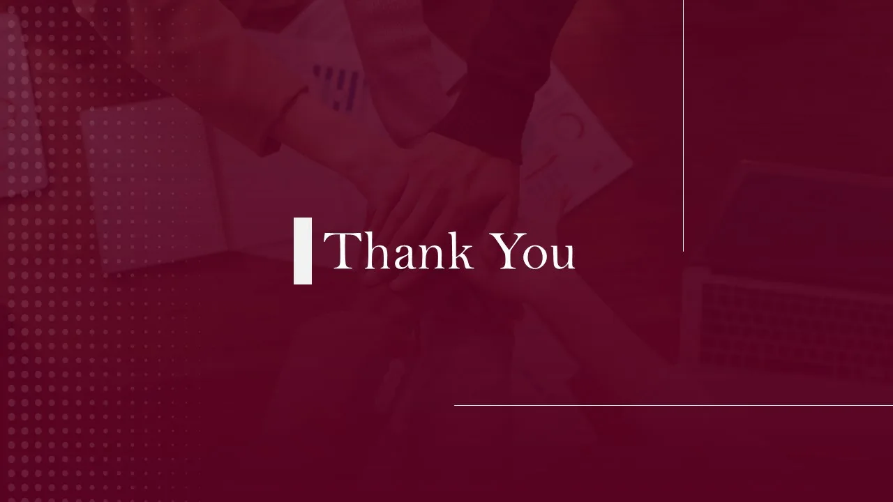 PR Presentation Templates Thank You Slide