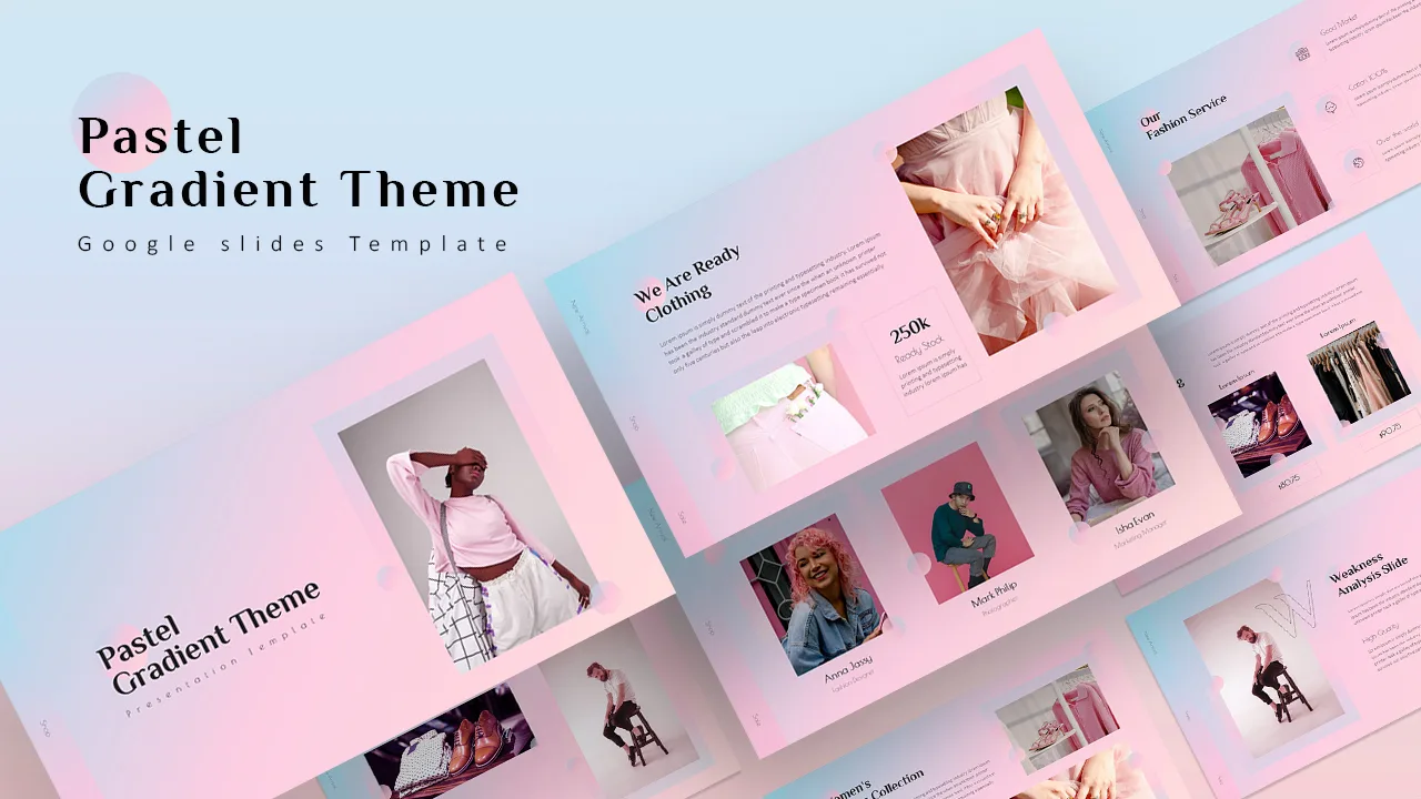 Pastel Presentation Template Cover Slide