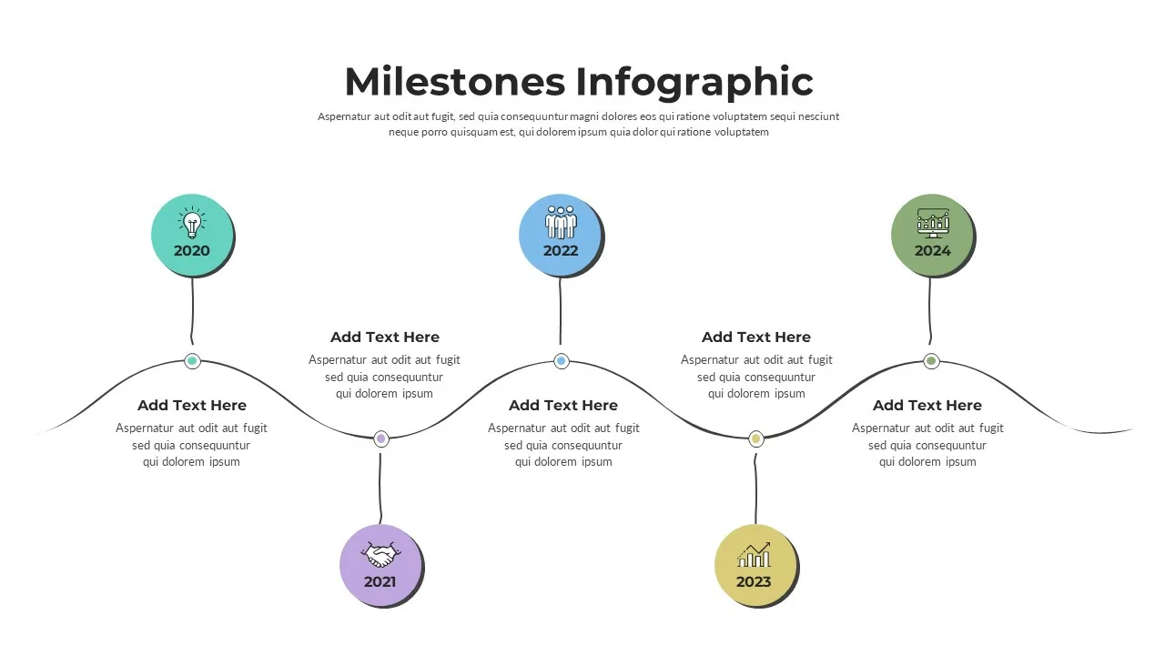 Milestone Presentation Template Slide