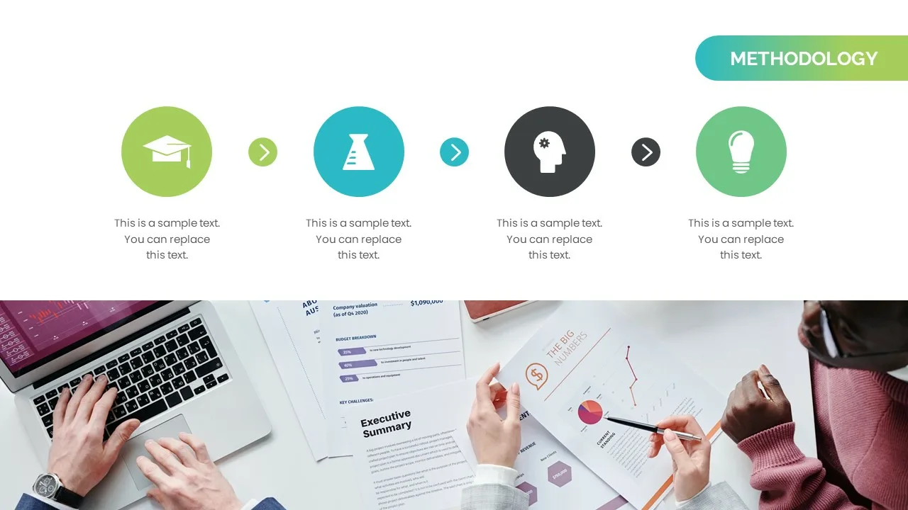 Research Presentation Templates Methodology Slide