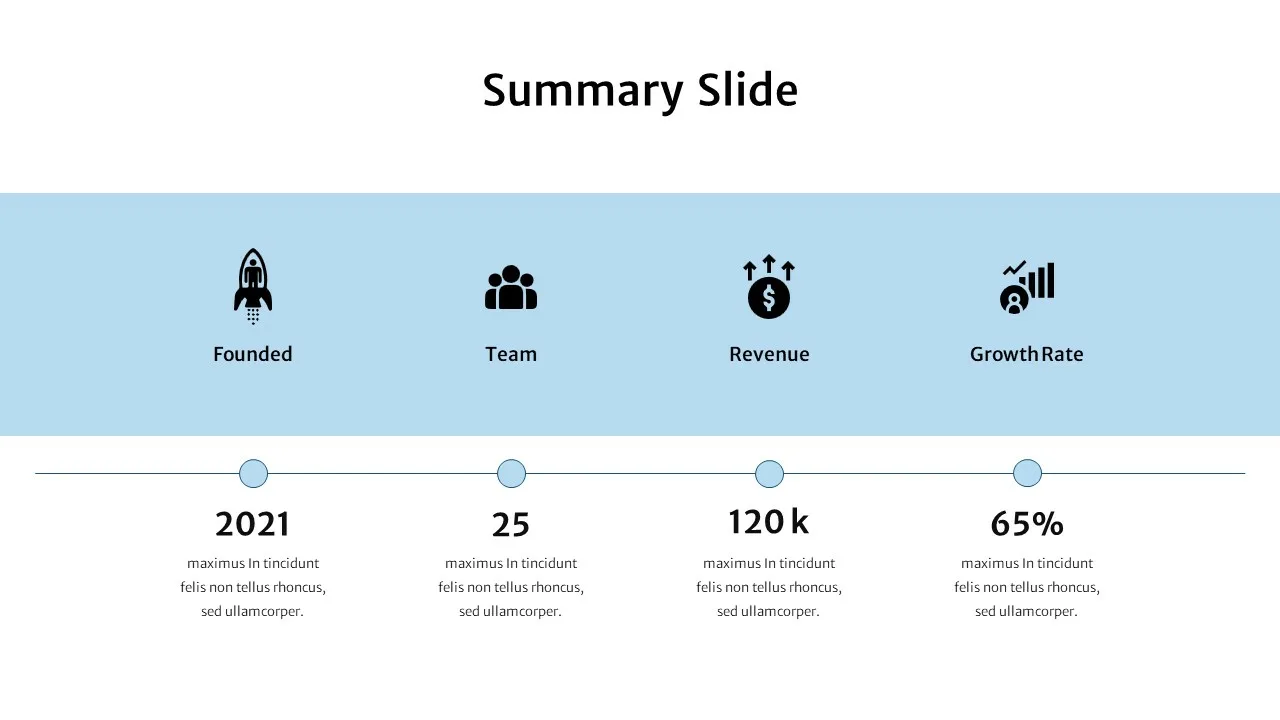 Summary Slides Template