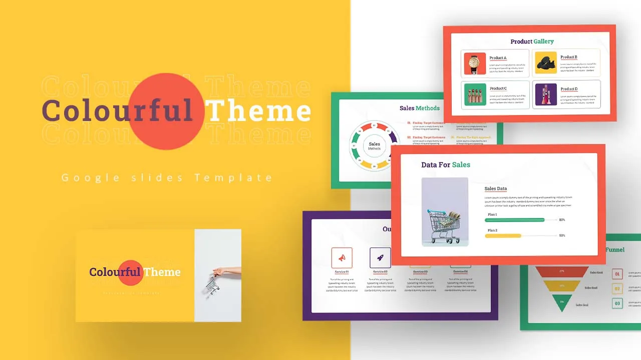 Colorful Presentation Templates Cover Slide