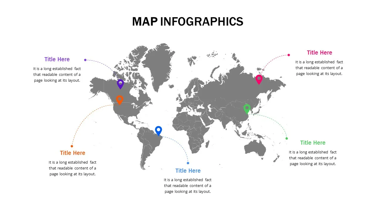 Presentation World Map Template