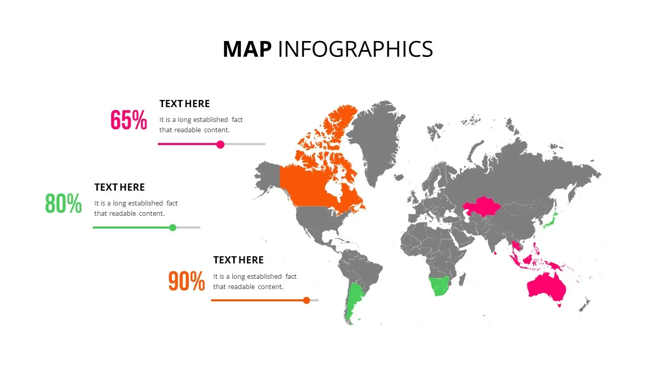 World Maps Presentation Slide Template