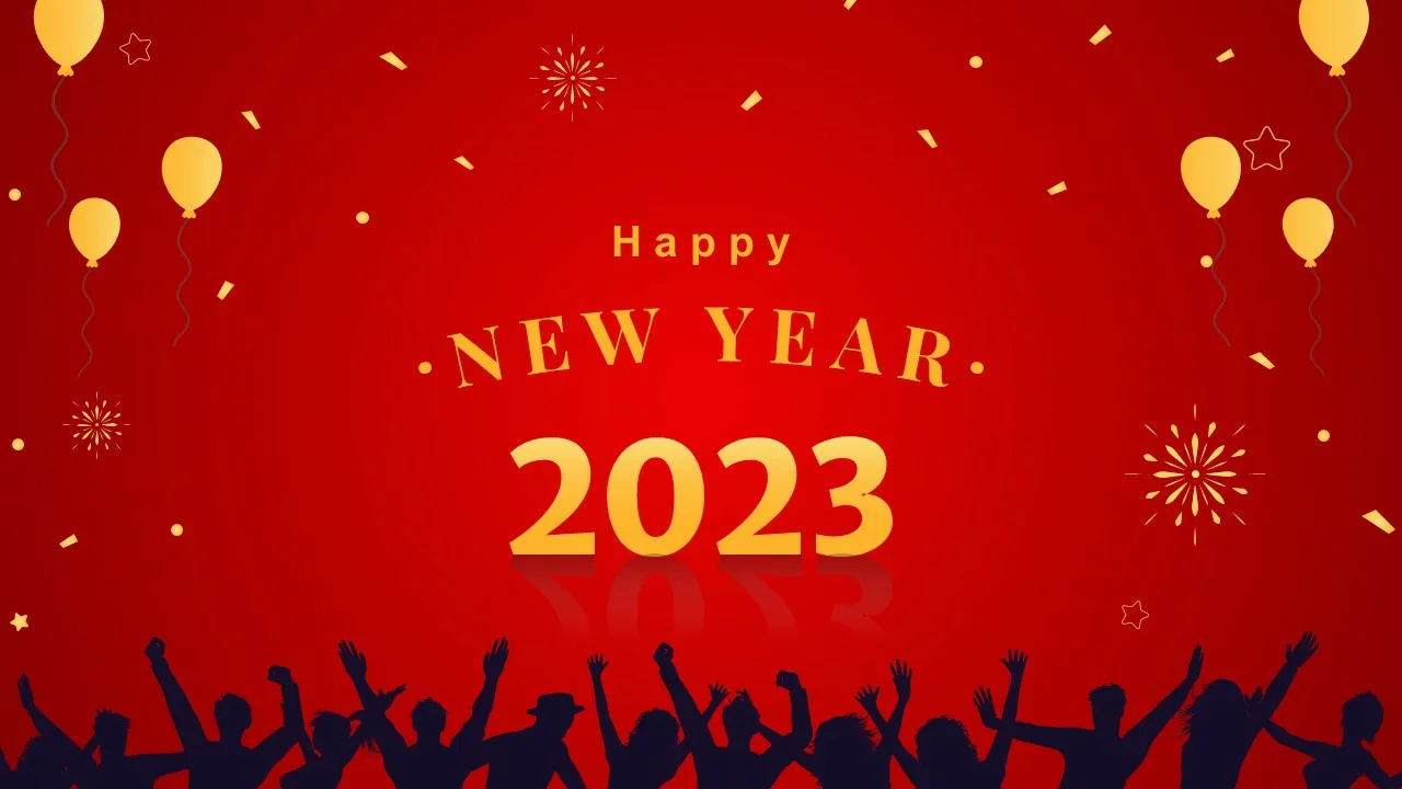 New Year Presentation Slide Background