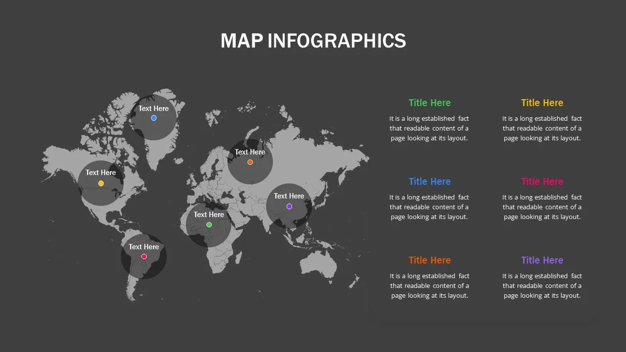 Word Map Template For Presentation