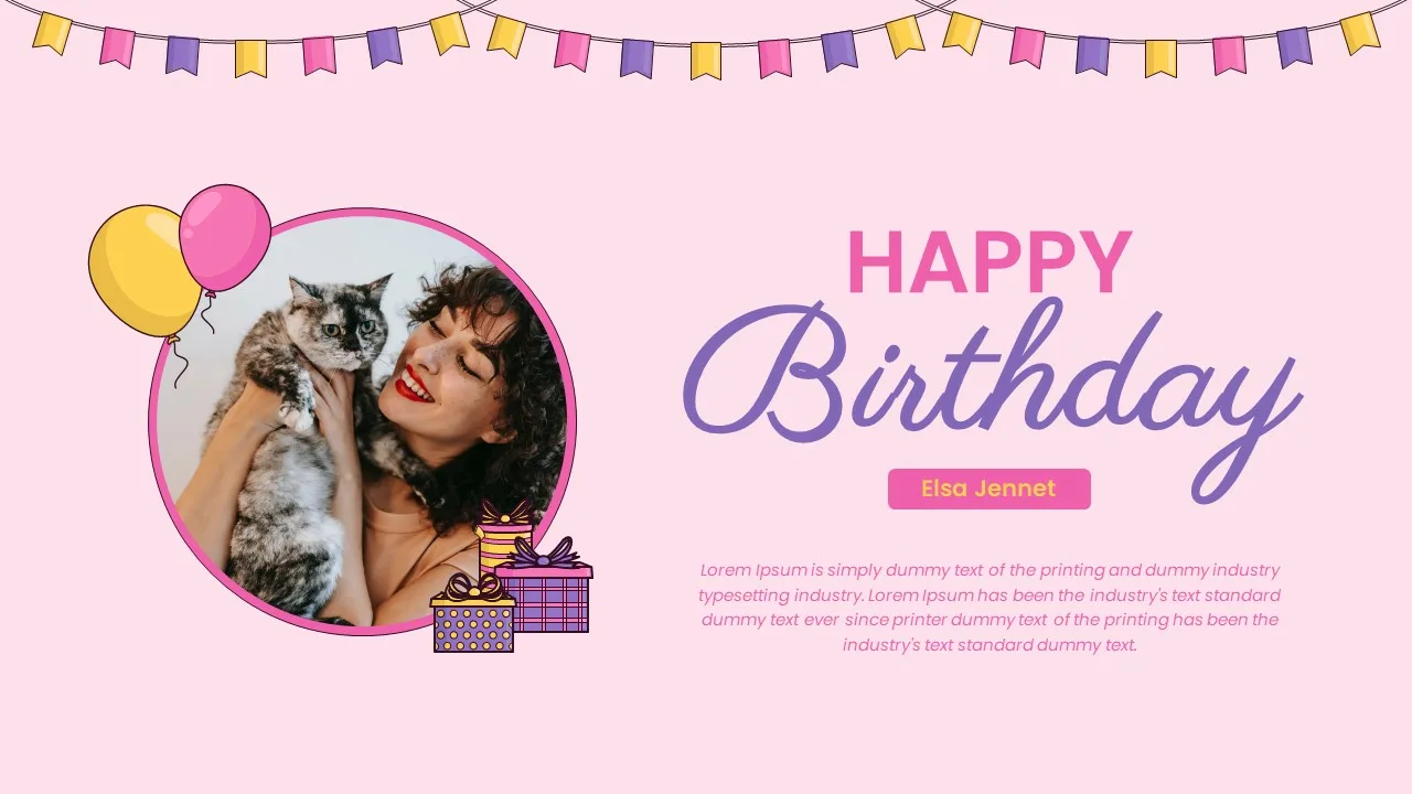 Birthday Slide Template