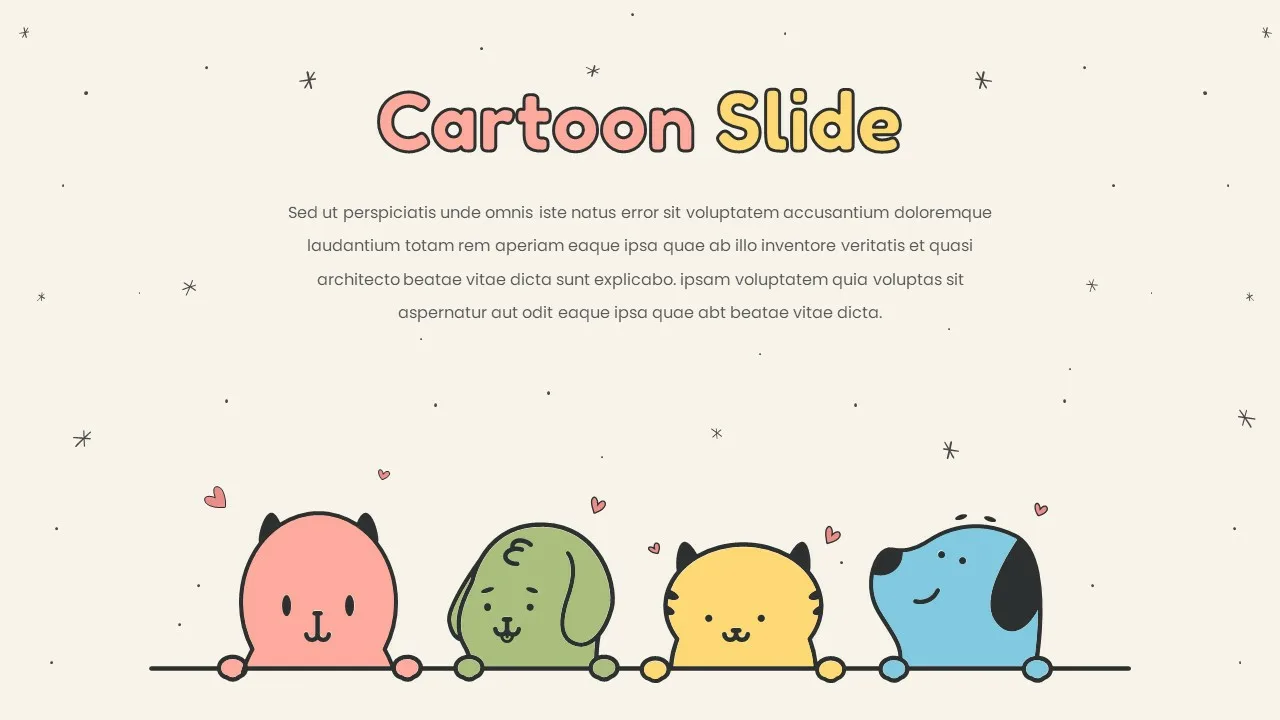 Cartoon Presentation Template