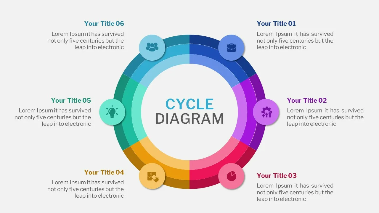 Cycle Slide Presentation Template