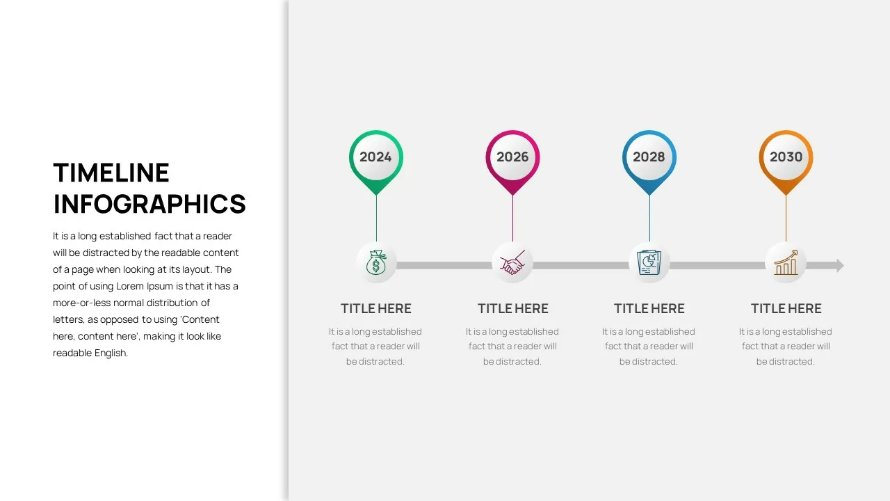 Project Timeline Slide Template