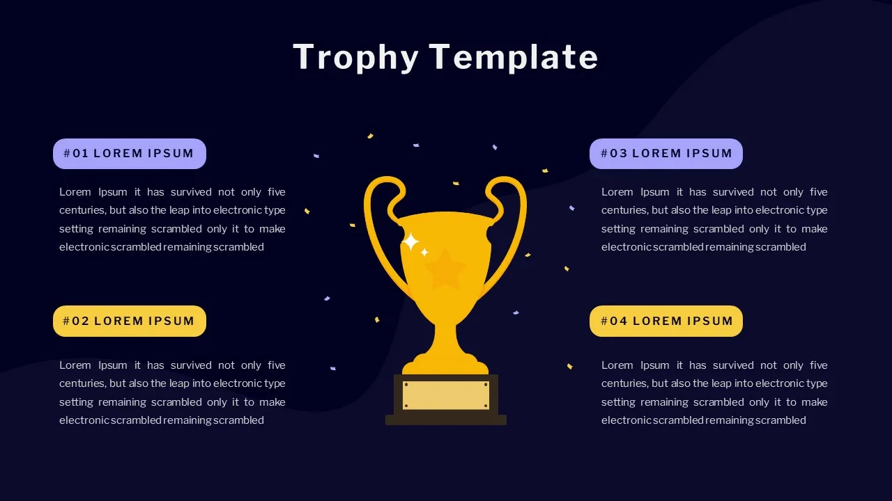 Trophy Slide Template