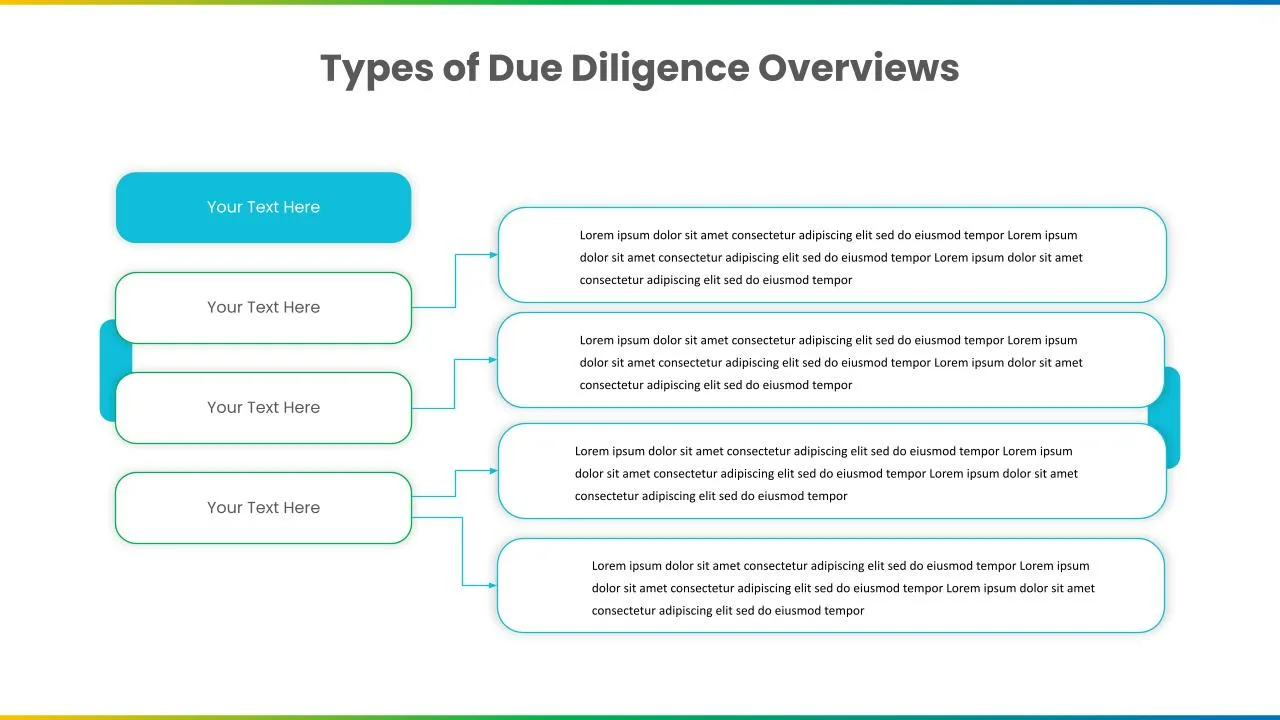 Due Diligence M&A Model Template