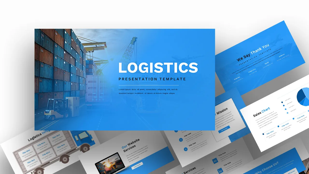 Logistics Presentation Cover Template