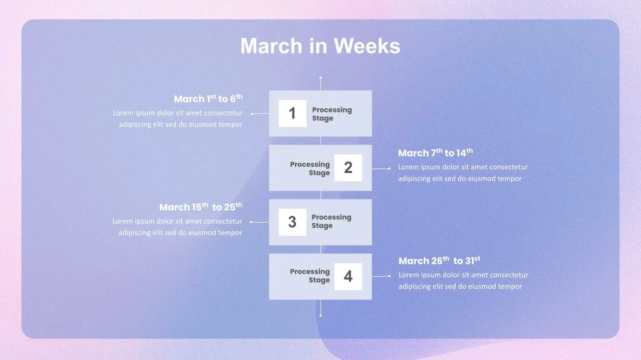 March Slide Background