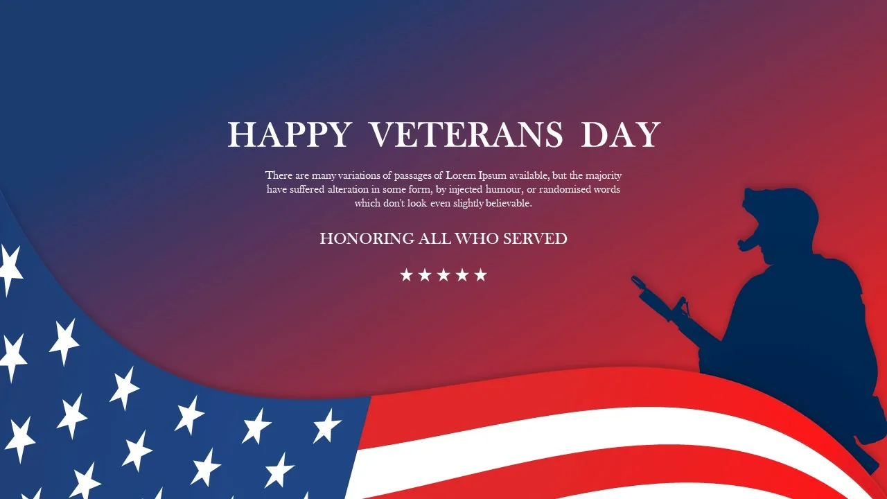 Veterans Day PPT Presentation Template