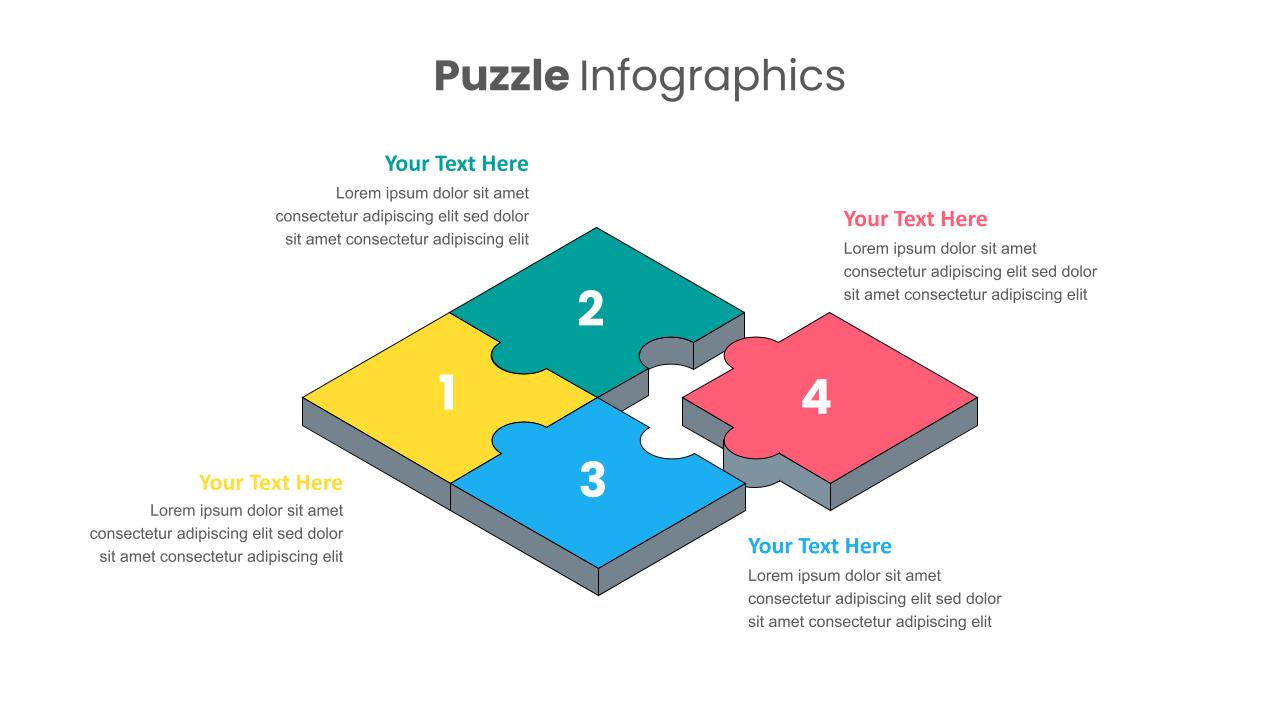 Editable Puzzle Theme Presentation Template