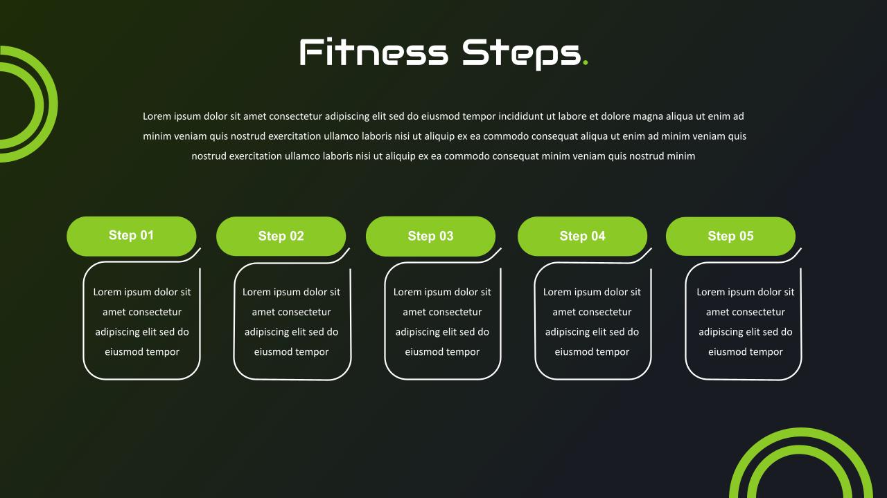 Gym Google Slides Template 7