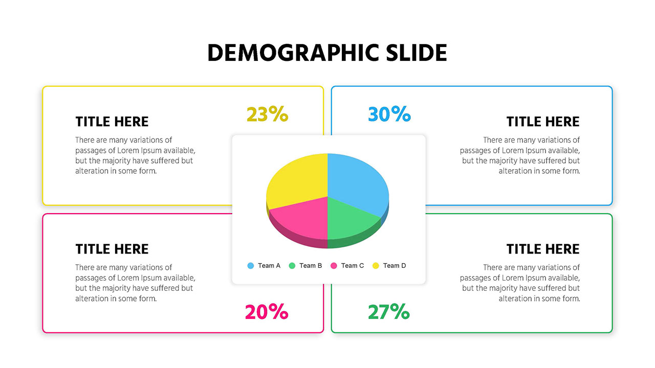 Demographic Slide Template