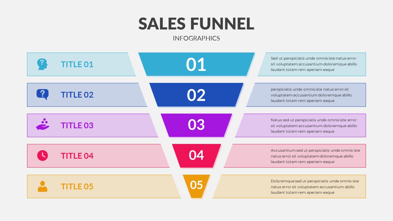 Sales Funnel Slide Template