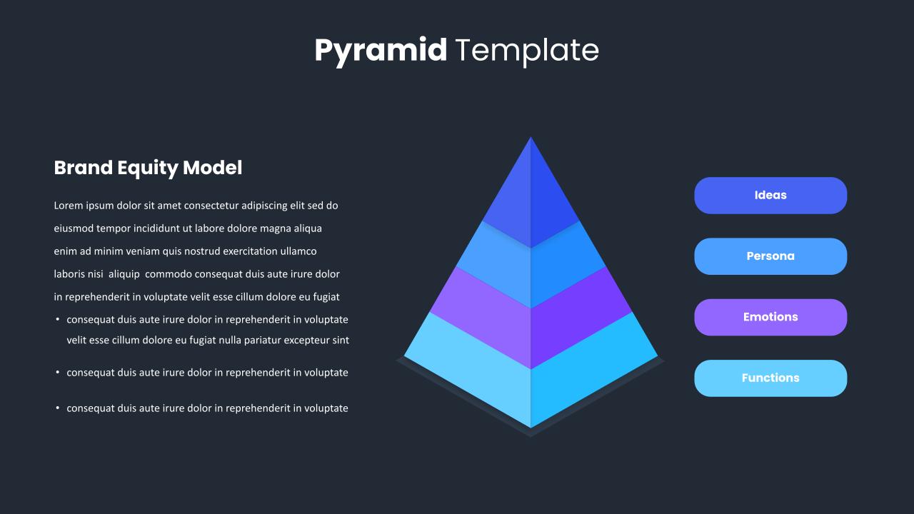 Dark Theme Pyramid Google Slide Template