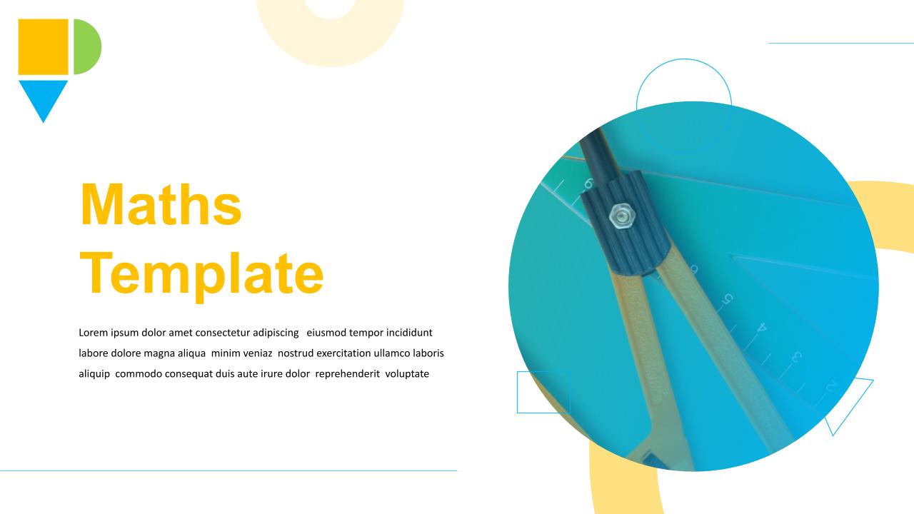 Maths Presentation Template