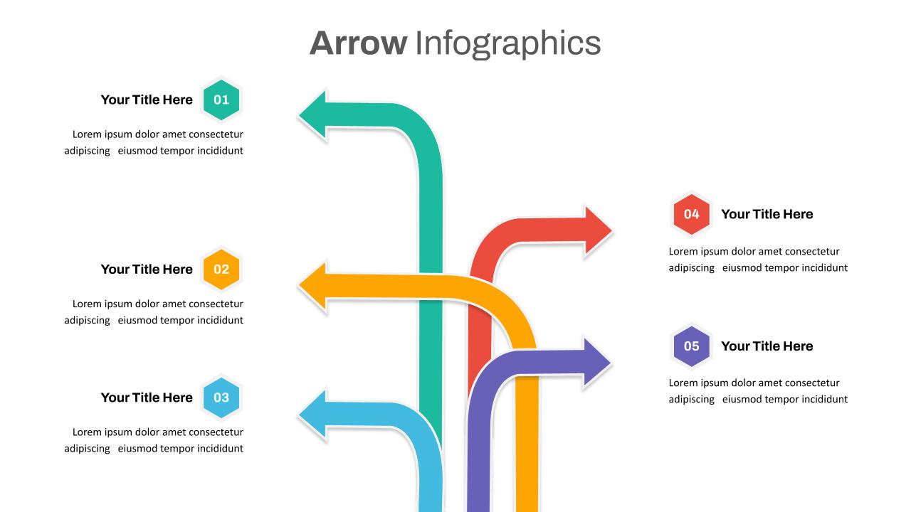 Arrow Slide Template