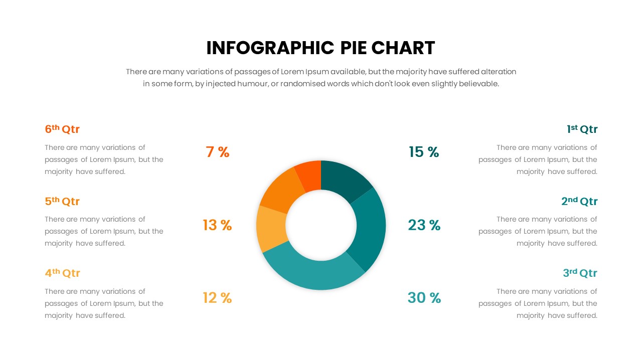 Pie Chart Slide Template