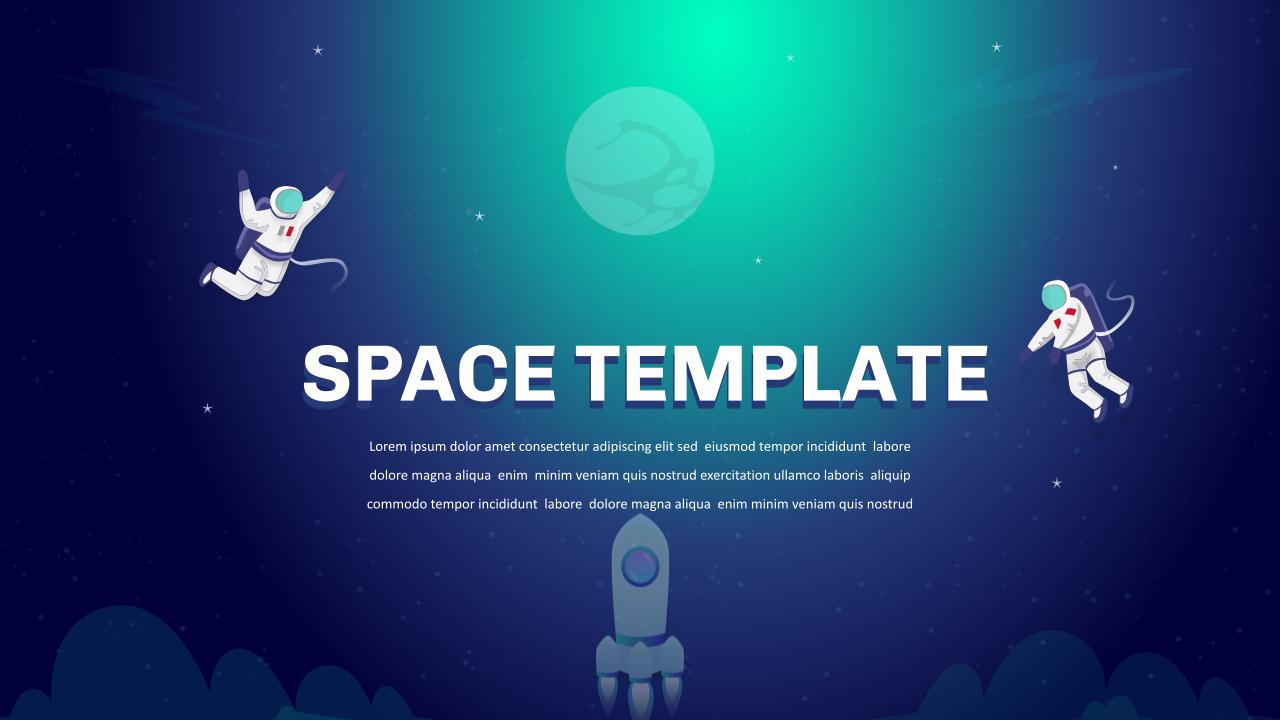 Space Slides Template