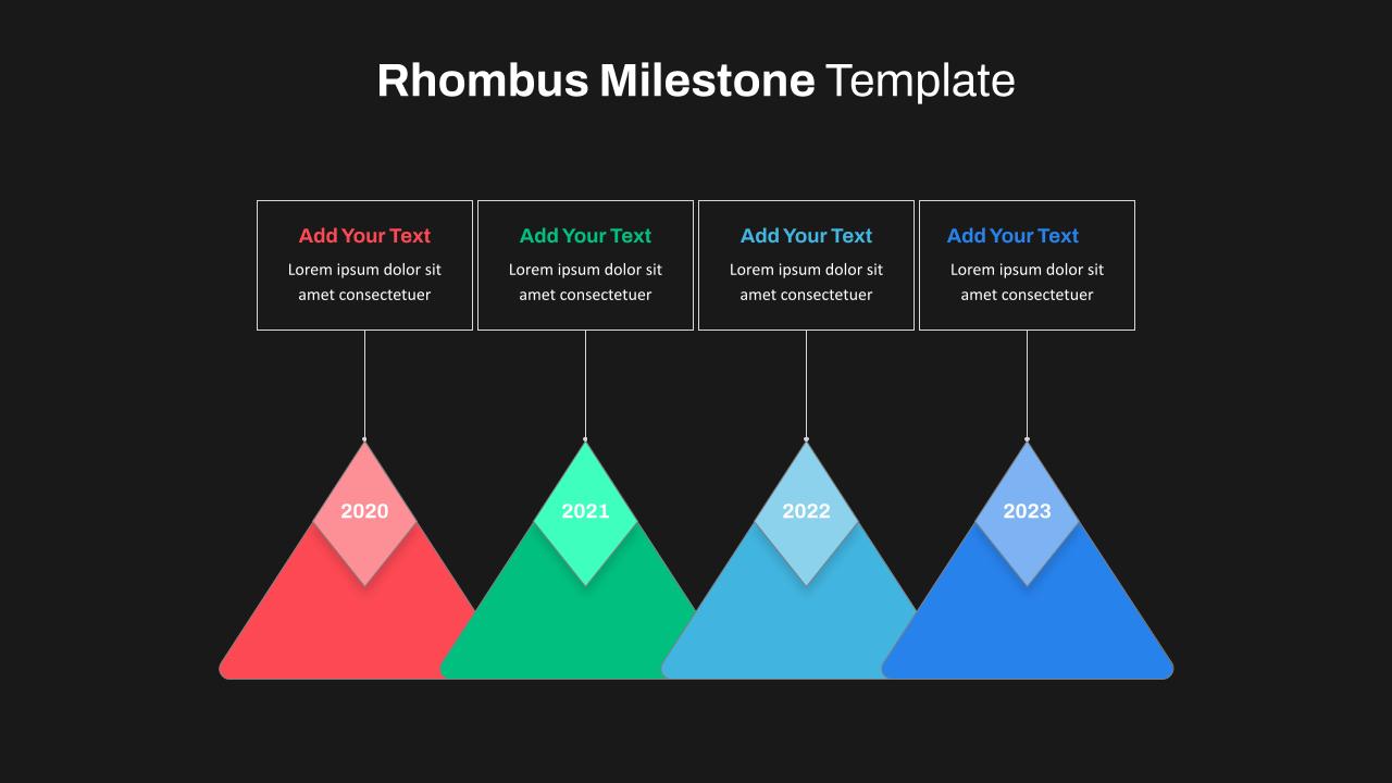 Milestone Slide Template 6