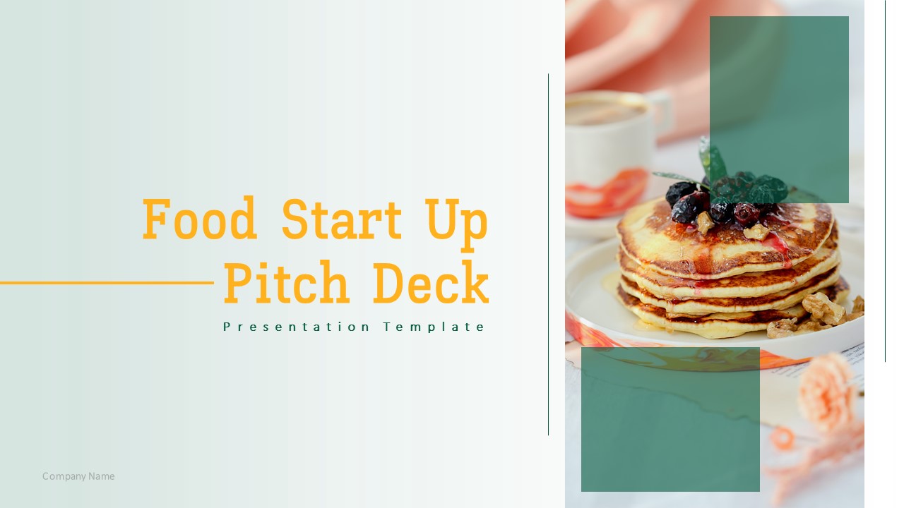 Pitch Deck Food Startup 1